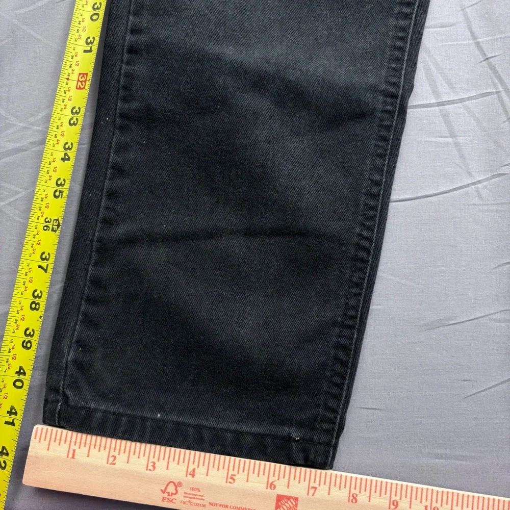 Faded Glory Men's Classic Fit Straight Leg Jeans Washed Black Denim
